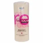 Flacon blanc Reduce sérum anti-vergetures Spirit Pharma logo rose 200 ml