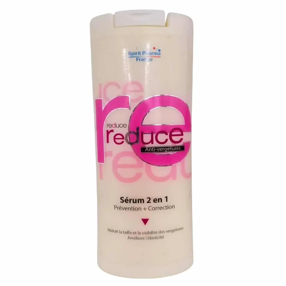 spirit-pharma-reduce-serum-anti-vergetures-2en1-200ml.jpg Flacon blanc Reduce sérum anti-vergetures Spirit Pharma logo rose 200 ml