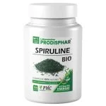 Pilulier blanc Prodisphar spiruline bio 120 gélules, algue verte