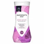 Flacon rose et violet Summer's Eve Island Splash gel lavant intime 444 ml