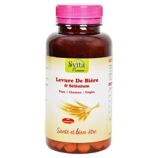 Svita Premium Levure De Bière Et Sélenium 410 Comprimés