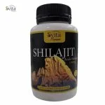 Pot noir et doré de 60 gélules Svita Premium Shilajit acide fulvique