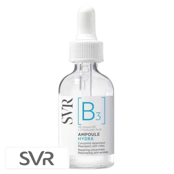 SVR Ampoule (b3) Hydra Concentré Réparateur Repulpant Anti-rides 30ml