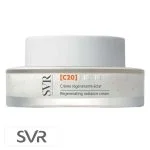 Pot blanc SVR C20 Biotic crème régénérante éclat 50 ml microsphères orangées