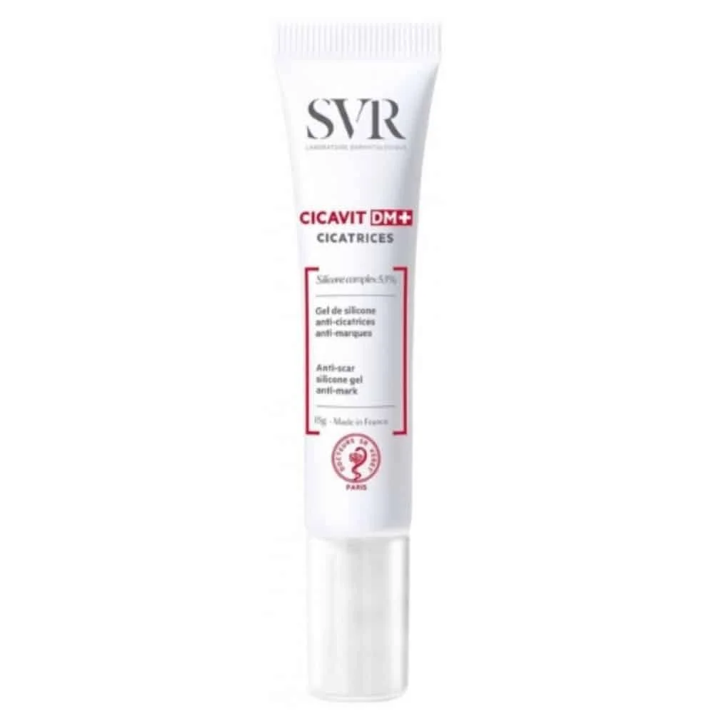 svr-cicavit-dm-cicatrices-gel-de-silicone-anti-cicatrices-et-marques-15g.jpg Tube fin blanc SVR Cicavit DM+ gel de silicone cicatrices 15 g