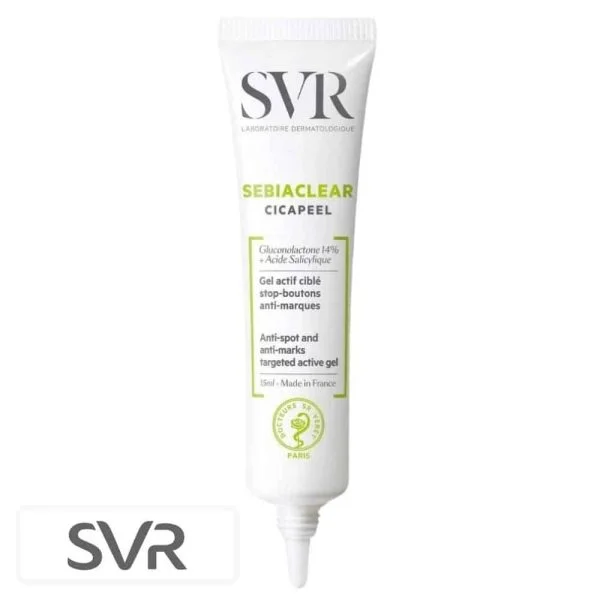 SVR Sebiaclear Cicapeel Gel Actif Ciblé Stop-boutons Anti-marques 15ml