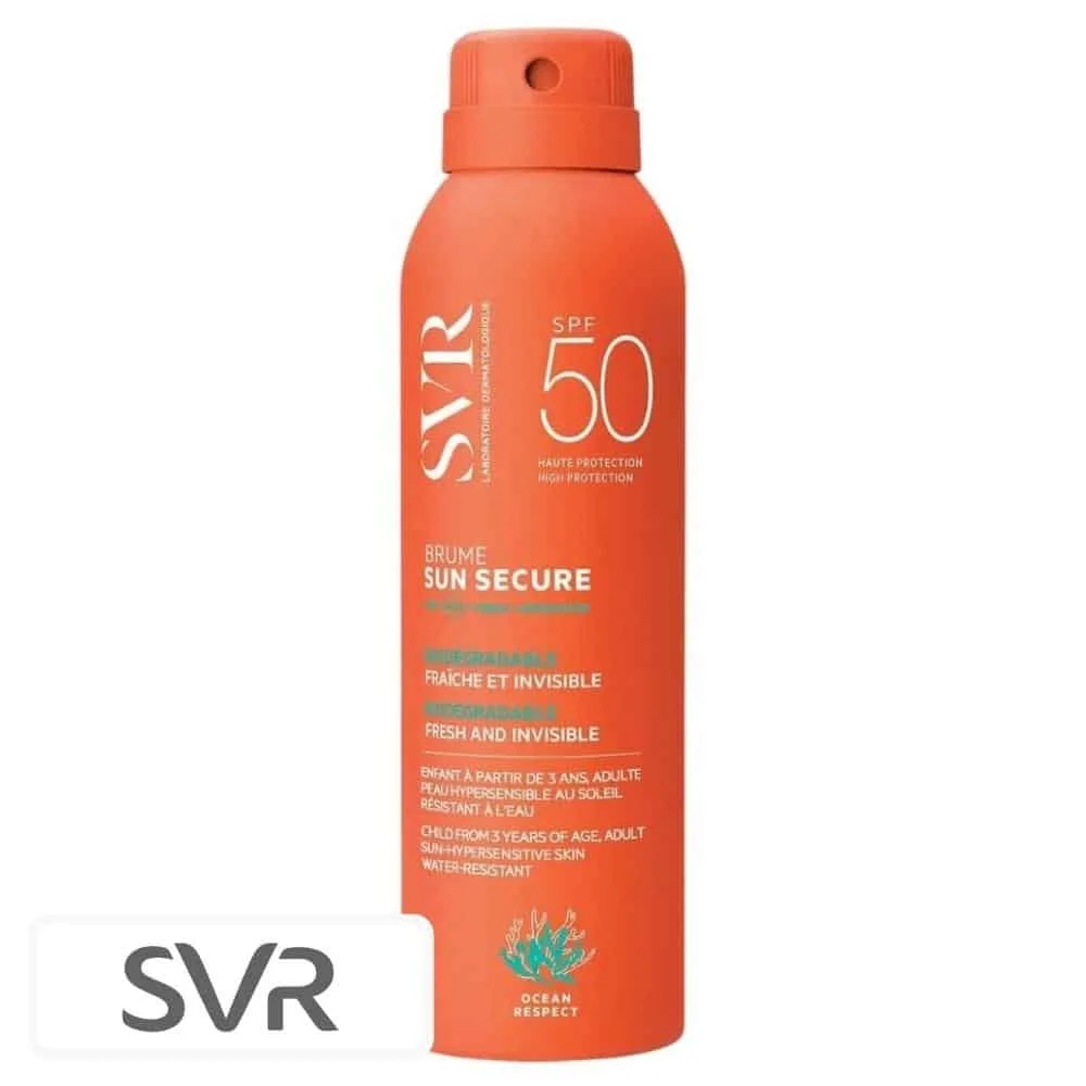 svr-sun-secure-brume-fraiche-spf50-200ml.jpg Aérosol orange SVR Sun Secure Brume solaire SPF50 fraîche et invisible