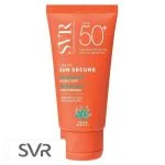 Tube orange SVR Sun Secure Crème solaire visage SPF50+ hydratante