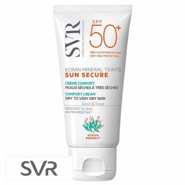 SVR Sun Secure Crème Minérale Teinté Toucher Sec Peau Sèche À Très Sèche 60g