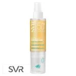 Flacon spray transparent SVR Sun Secure Eau solaire protectrice SPF50+ 200ml