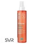 Flacon spray orange SVR Sun Secure Huile sèche solaire SPF50 200ml