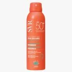 Aérosol orange SVR Sun Secure Lait crépitant SPF50+ spray 200ml