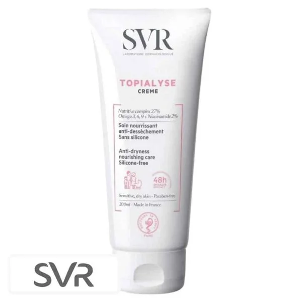 SVR Topialyse Crème Soin Nourrissant Anti-dessèchement Sans Silicone 200ml