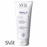 Tube blanc SVR Xérial 10 Lait Corps, bandeau bleu marine, 200 ml