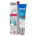 Tube bleu et étui de la crème contour des yeux Swiss Image Elasticity Boosting