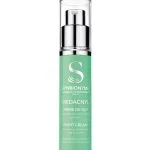Flacon pompe vert de la crème de nuit Synbionyme Medacnyl imperfections et rides