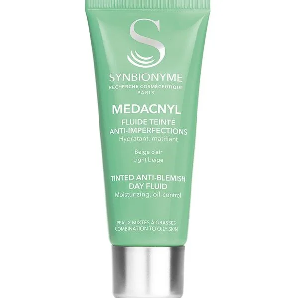 Synbionyme Medacnyl Fluide Teinté Anti-imperfections Hydratant Matifiant Beige Clair 40ml