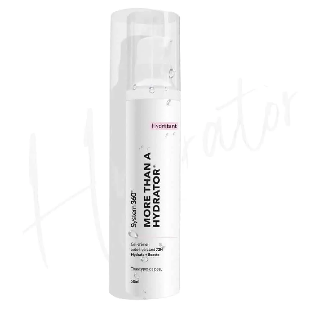 system360-more-than-a-hydrator-gel-creme-auto-hydratant-72h-50ml.jpg Flacon pompe blanc System360 More Than A Hydrator gel-crème hydratant 50 ml