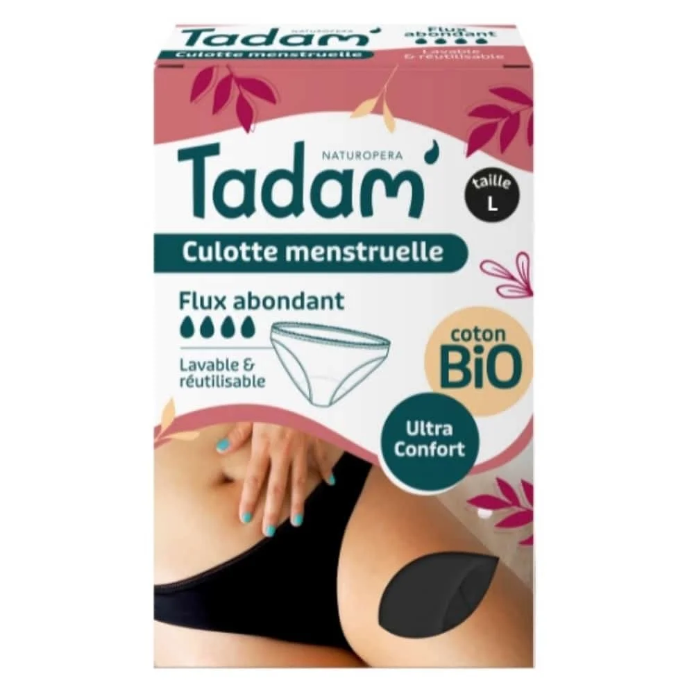 tadam-culotte-menstruelle-lavable-et-reutilisable-ultra-confort-flux-abondant-taille-l-bio-1u.jpg Boîte Tadam culotte menstruelle flux abondant coton bio Ultra Confort taille L