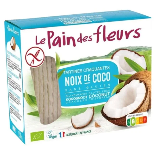 Le Pain Des Fleurs Tartines Craquantes À La Noix De Coco Sans Gluten 150g