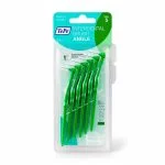 Blister de six brossettes interdentaires TePe Angle vertes, taille 5, manche long