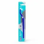 Brosse à dents TePe Universal Care bleue à manche coudé sous blister