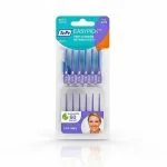 Blister TePe EasyPick violet, bâtonnets interdentaires souples et étui refermable