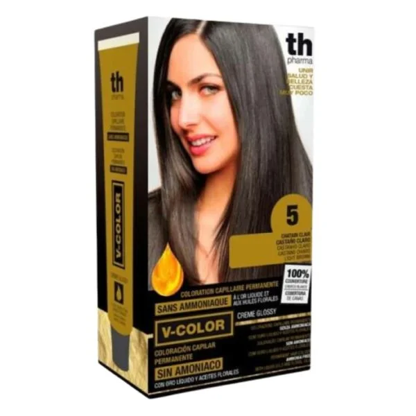Th Pharma V-Color Coloration Permanente N° 5 Châtain Clair