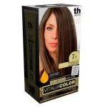 Coffret coloration TH Pharma nuance 7.1, boîte noire et dorée avec tube