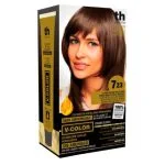 Coffret coloration TH Pharma nuance 7.23, boîte noire et dorée avec tube
