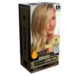 Coffret coloration TH Pharma nuance 9.0, boîte noire et dorée avec tube