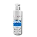 Flacon pompe blanc et bleu Theraderm Shampoing Fortifiant & Anti-Chute 400 ml