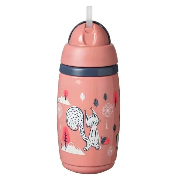 Tommee Tippee Tasse Isotherme À Paille Anti-fuites Rose 266ml 1u