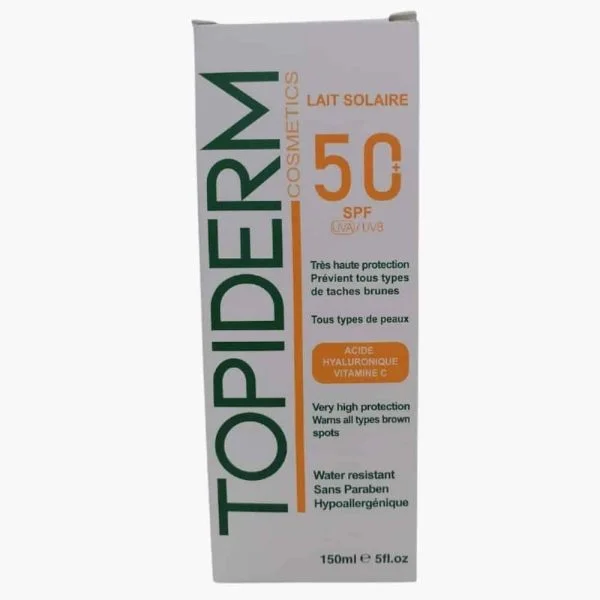 Topiderm Lait Solaire SPF50+ 150ml