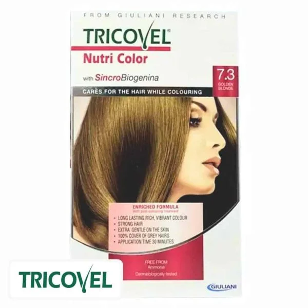 Tricovel Nutri Color Coloration Capillaire 7.3 Blond Doré