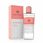Flacon et étui rose et blanc Ultra Compact Intimate Wash 250 ml