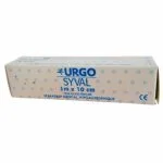 Étui blanc à pois Urgo Syval sparadrap tissé rigide perforé 10 cm
