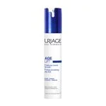 Flacon-pompe blanc et bleu Uriage Age Lift fluide jour lissant fermeté 40 ml