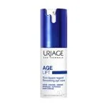 Flacon-pompe blanc et bleu Uriage Age Lift soin lissant regard 15 ml