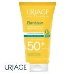Tube jaune Uriage Bariésun fluide matifiant SPF50+ 50 ml peaux mixtes