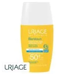 Flacon jaune Uriage Bariésun fluide ultra-léger SPF50+ 30 ml