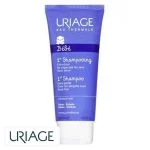 Tube bleu Uriage Bébé 1er shampooing extra-doux 200 ml sans savon