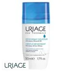 Roll-on blanc et bleu Uriage Déodorant Douceur 24h de 50 ml