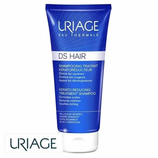Tube bleu Uriage DS Hair shampooing traitant kératoréducteur 150 ml