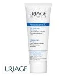 Tube blanc et bleu Uriage Kératosane 30 gel-crème urée 40 ml