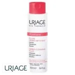 Flacon blanc bouchon rose Uriage Roséliane fluide dermo-nettoyant 250 ml