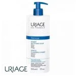 Flacon pompe blanc bouchon bleu Uriage Xémose syndet nettoyant doux 500 ml