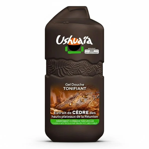 Ushuaia Gel Douche Tonifiante Cedre 280ml