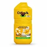 Flacon jaune Ushuaïa Huile de Douche Ensoleillante monoï et fleur de tiaré