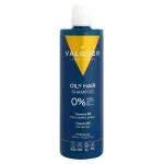 Flacon bleu et jaune Valquer Laboratorios Oily Hair Shampoo vitamine B6 400 ml